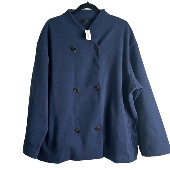 Banana Republic double breast collar less jacket size XlArge - Picture 1 of 11